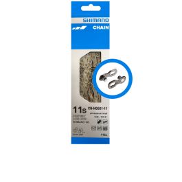 Chaîne de vélo de route Shimano HG601-11 116sch argent