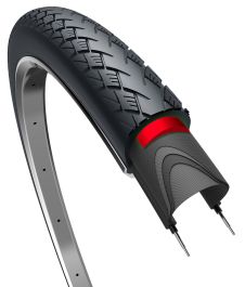 Edge Tire Metro Protect Plus 28 x 1,50" / 40-622 mm noir avec réflexion