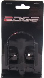 Jeu de pédales Edge VTT en plastique avec bord en fer noir