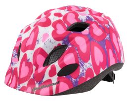 Casque pour enfants polispgoudt glitterhearts. . rose