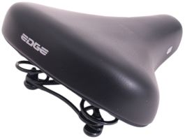 Selle de vélo Edge City Retro - noir (sur carte)