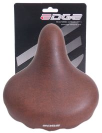 Selle de vélo Urban XL - marron foncé mat (sur carte)