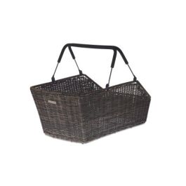 Basil Cento Rattan Look Multi System - panier à vélo - arrière - marron